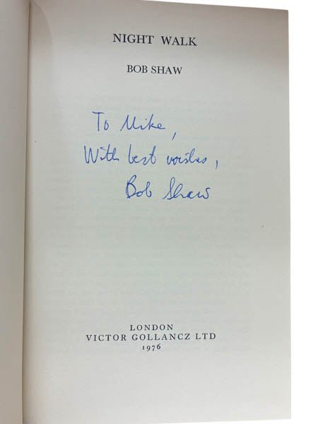Shaw, Bob - Night Walk - SIGNED | image3