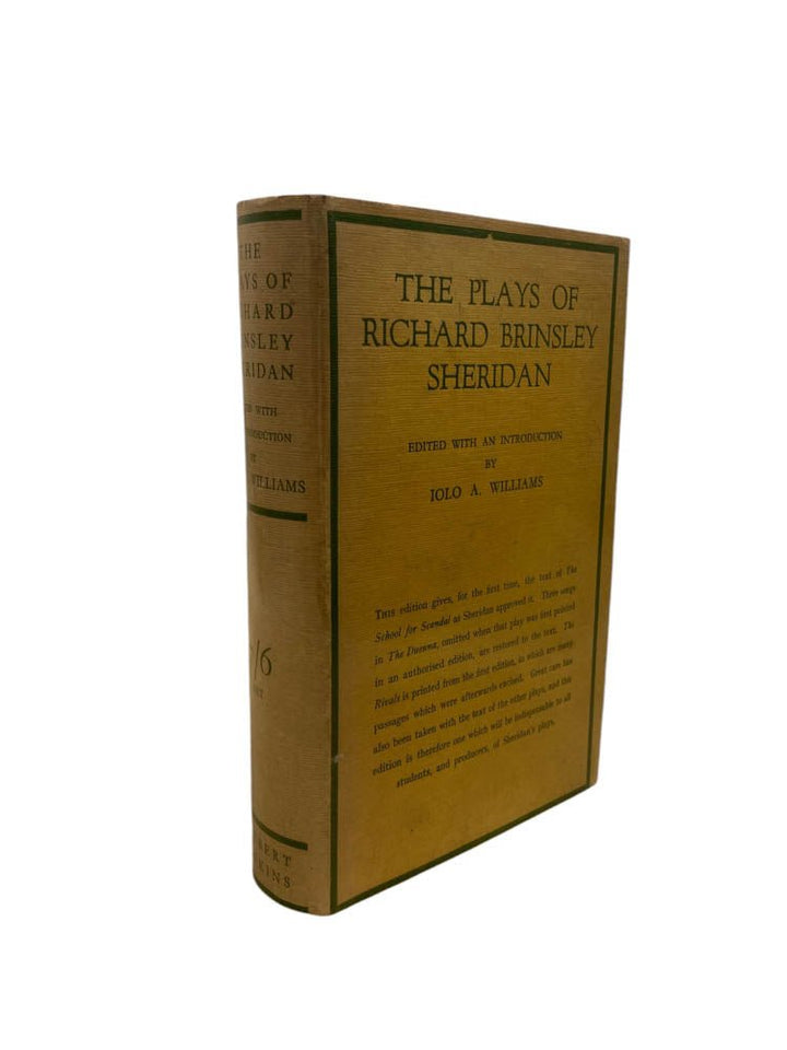 Sheridan, Richard Brinsley - The Plays of Richard Brinsley Sheridan | image1