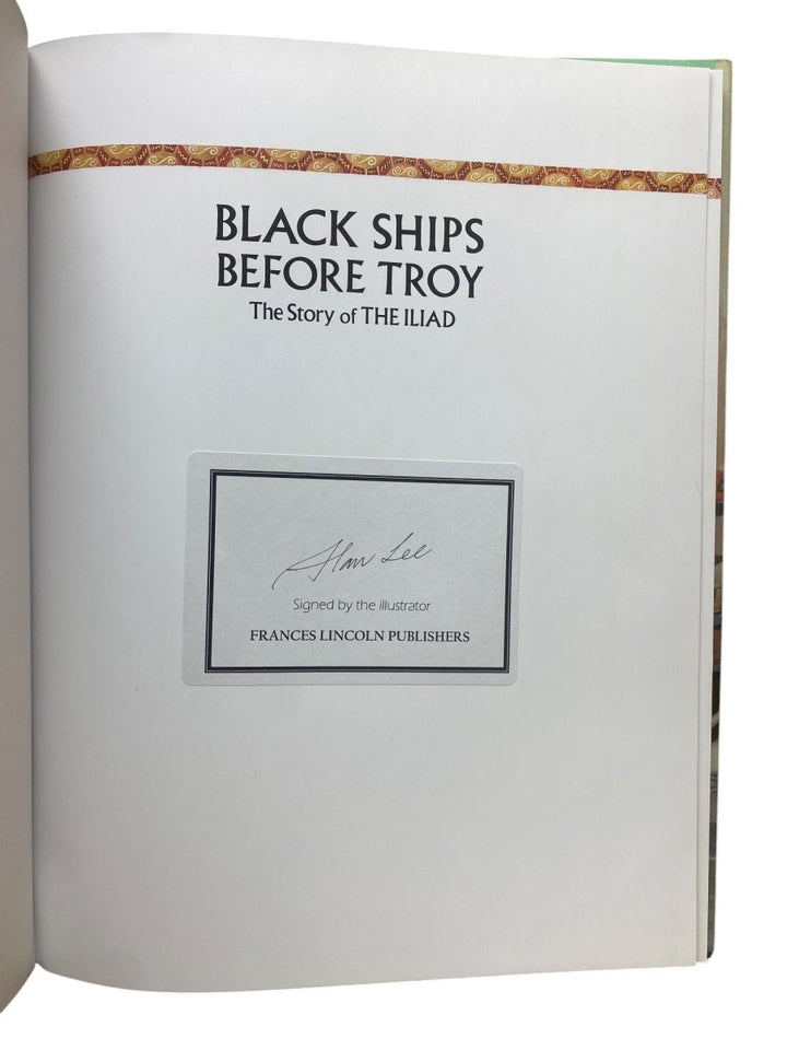 Sutcliffe, Rosemary - Black Ships Before Troy - SIGNED | image3