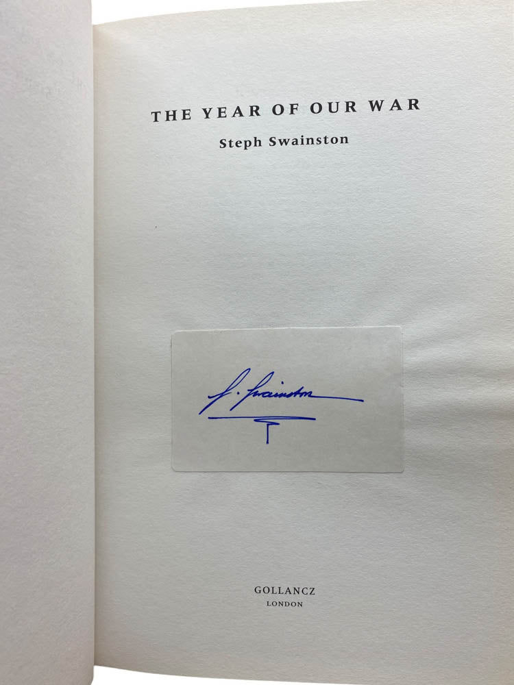 Swainston, Steph - The Year of Our War - SIGNED | image2