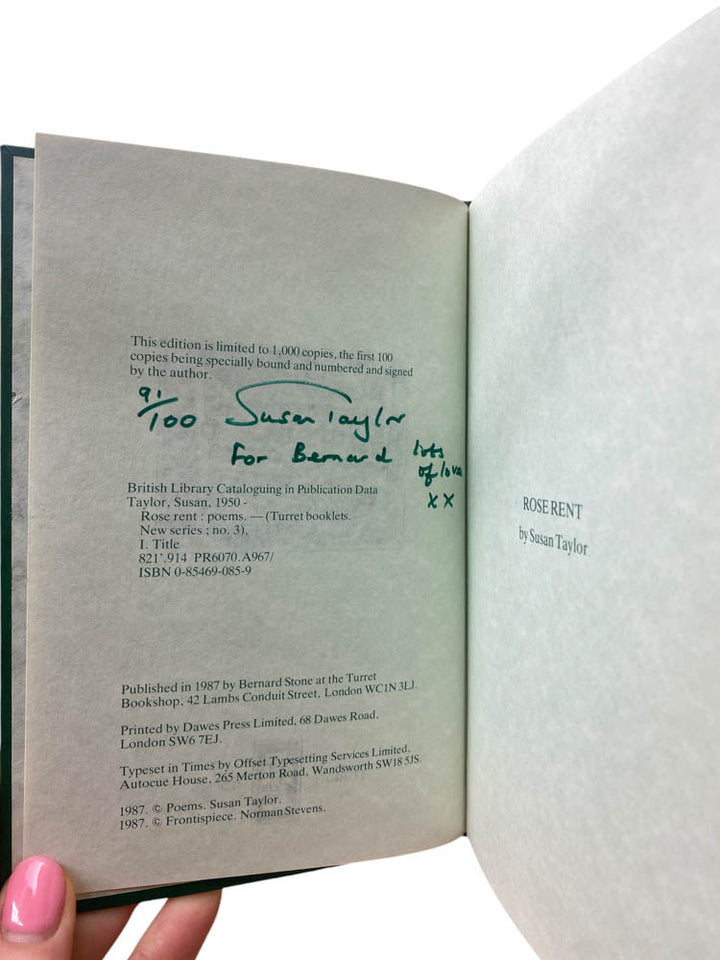 Taylor, Susan - Rose Rent - SIGNED | image3