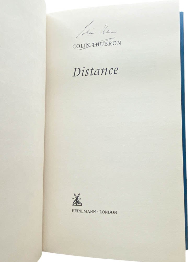 Thubron, Colin - Distance - SIGNED | image2