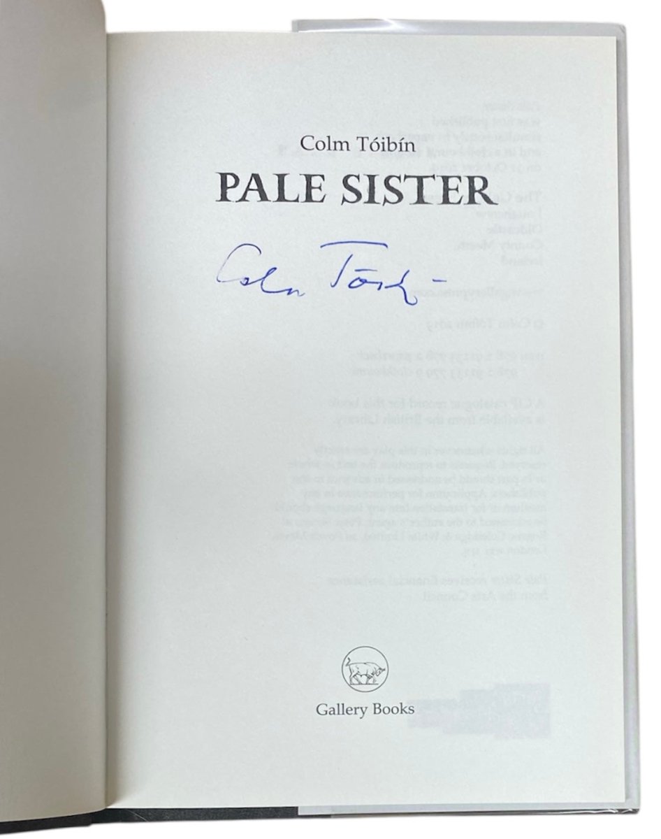 Toibin, Colm - Pale Sister - SIGNED | image4