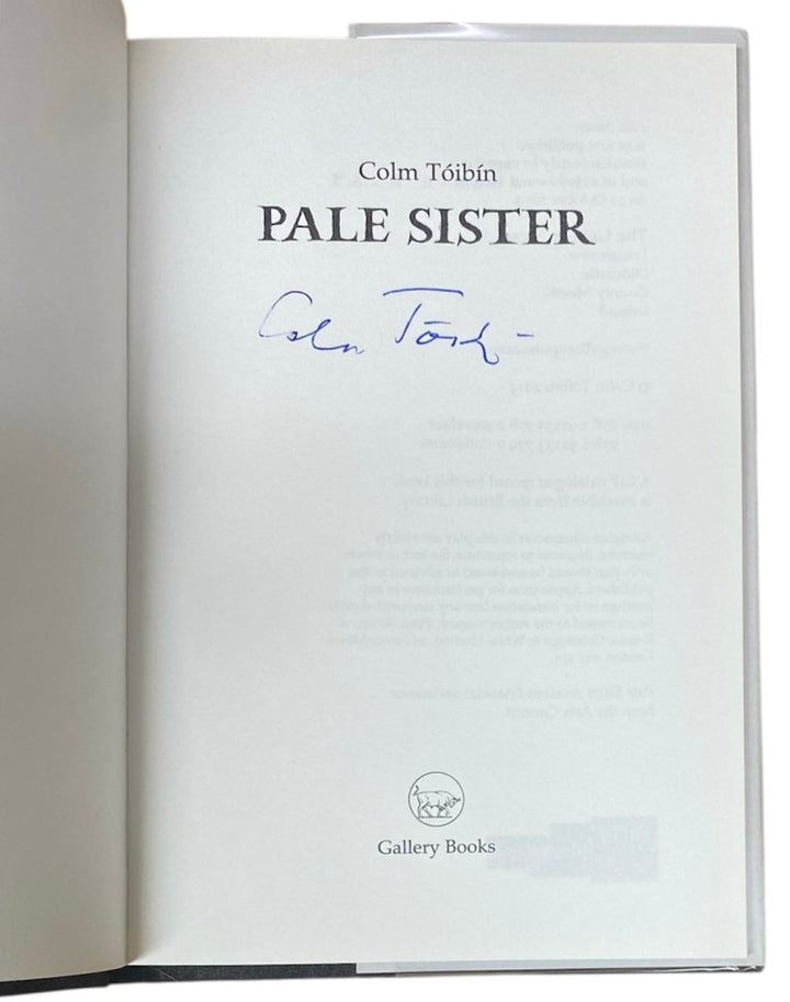 Toibin, Colm - Pale Sister - SIGNED | image4