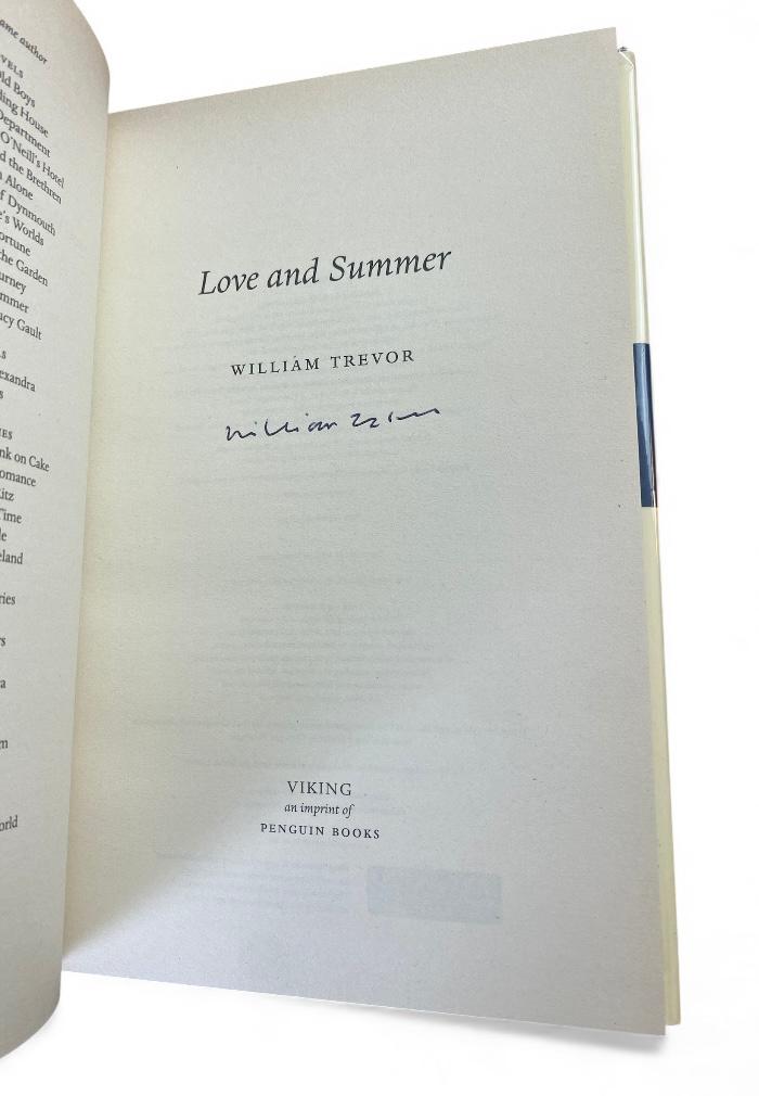 Trevor, William - Love and Summer SIGNED | image3