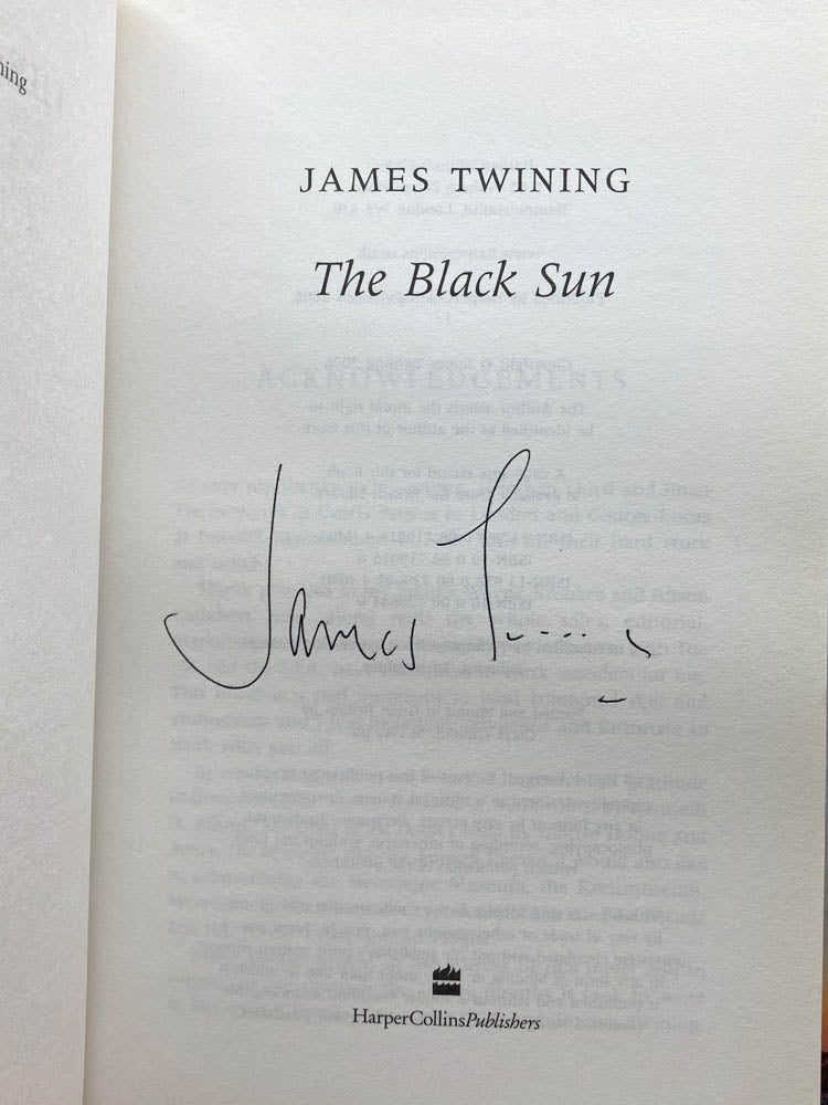 Twining, James - The Black Sun - SIGNED | image2