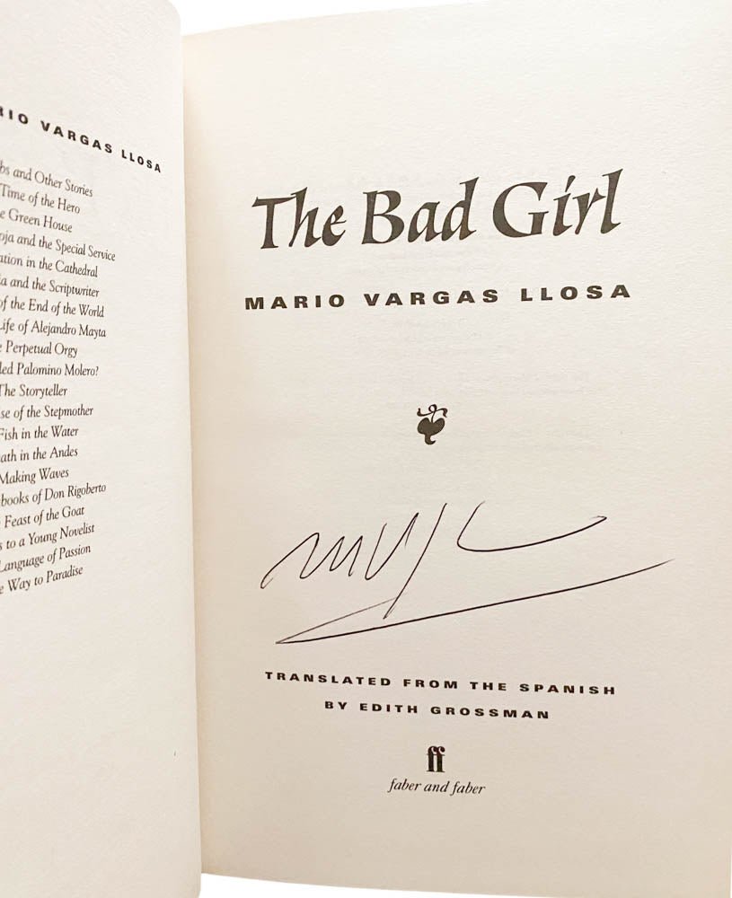 Vargas Llosa, Mario - The Bad Girl - SIGNED | image3