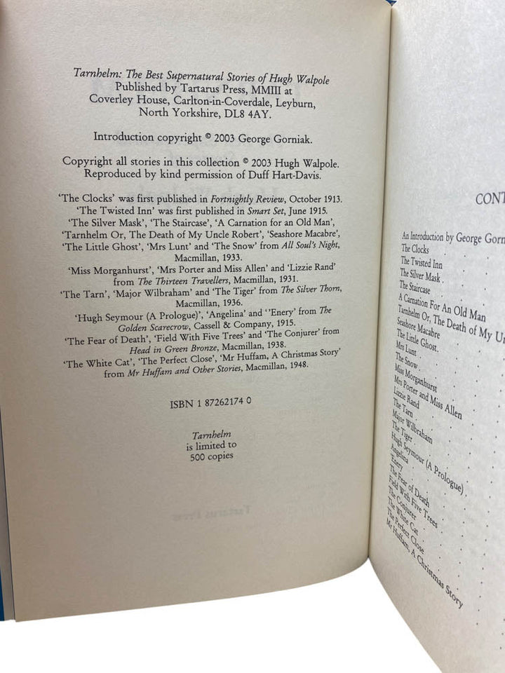 Walpole, Hugh - Tarnhelm : The Best Supernatural Stories | image3