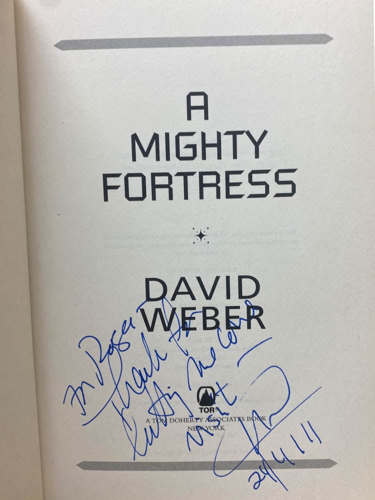 Weber, David - A Mighty Fortress - SIGNED | image3