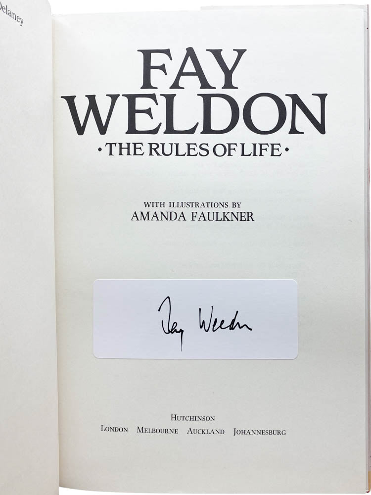 Weldon, Fay - The Rules of Life - SIGNED | image2