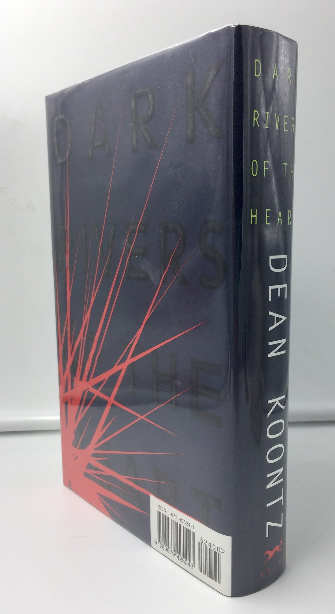 Koontz, Dean - Dark Rivers of the Heart - SIGNED | back cover