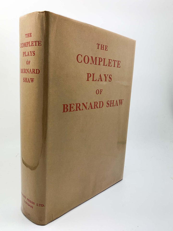 Shaw, Bernard - The Complete Plays of Bernard Shaw | front cover. Published by Odhams in 1934. Hardcover.  Condition:  Fine/Fine