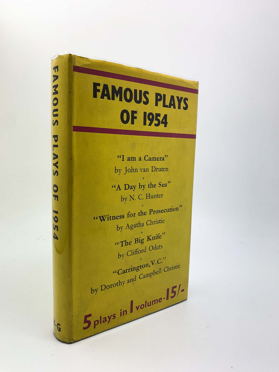 Christie, Agatha - Famous Plays of 1954 | front cover