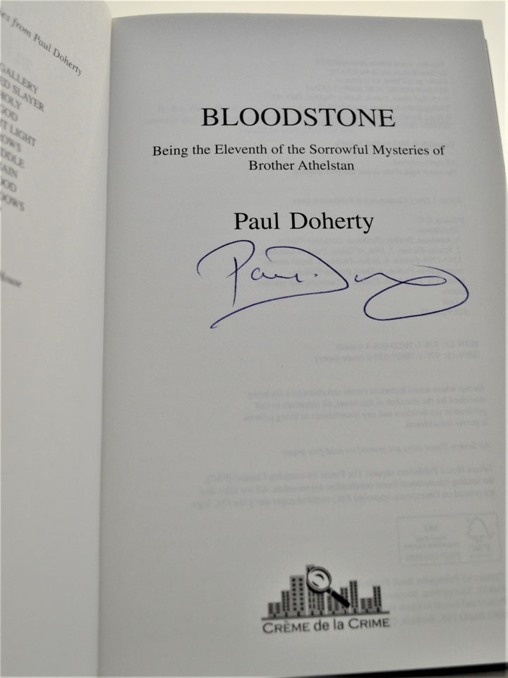 Doherty, Paul - Bloodstone - SIGNED | image6