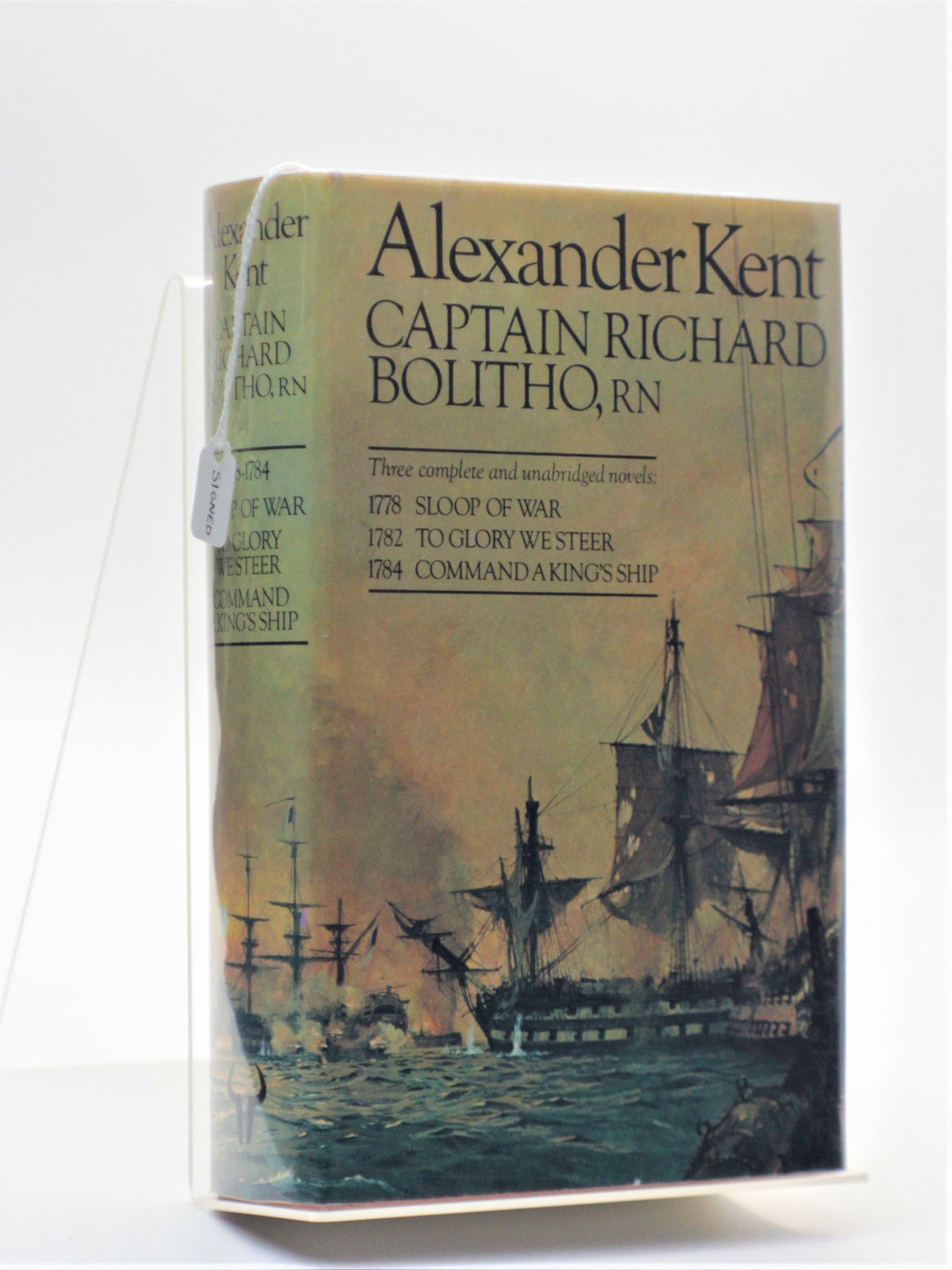 Kent, Alexander - Captain Richard Bolitho, RN - SIGNED | back cover