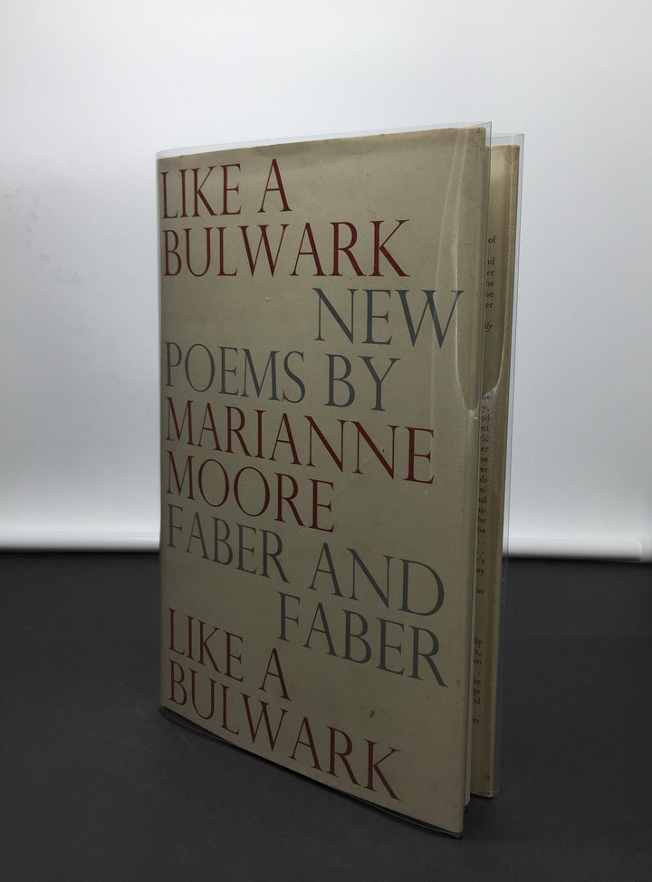 Moore, Marianne - Like a Bulwark | back cover