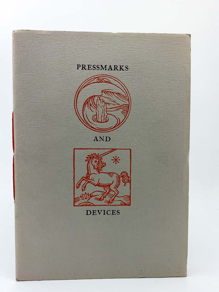 Pressmarks and Devices Used at The Dun Emer Press and The Cuala Press | front cover