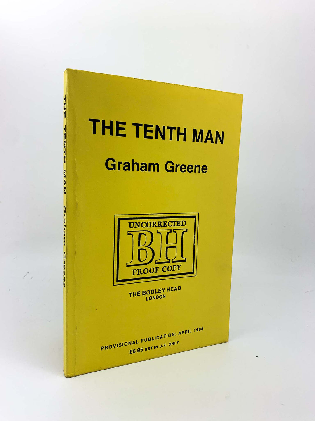 Greene, Graham - The Tenth Man - Uncorrected proof copy in proof wrapper | sample illustration