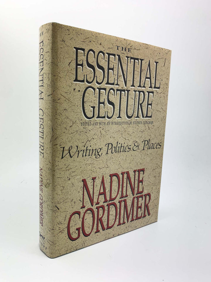 Gordimer, Nadine - The Essential Gesture - SIGNED | front cover. Published by Knopf in 1988. Hardcover.  Condition:  Fine/Fine