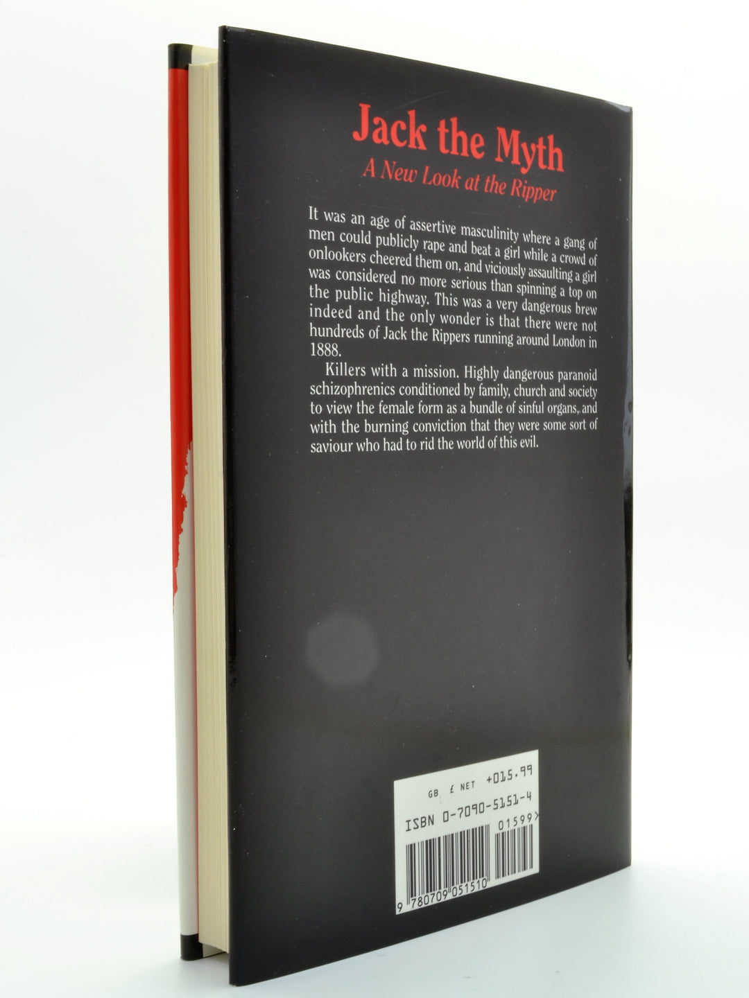 Wolf, A P - Jack the Myth | back cover