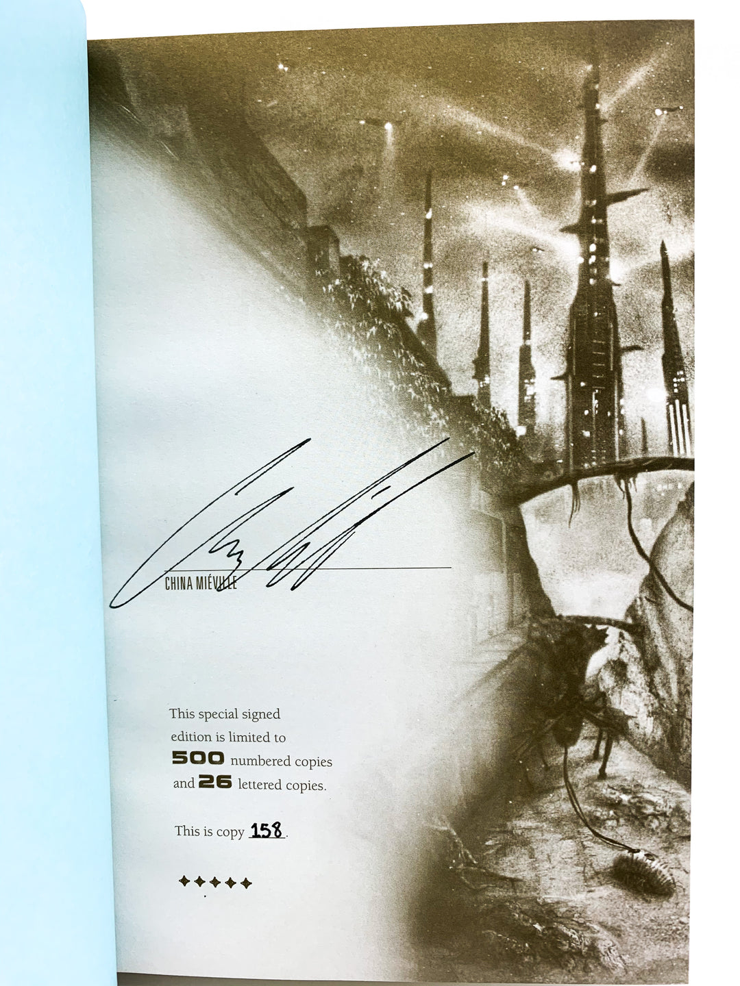 Mieville, China - Embassytown - SIGNED | signature page