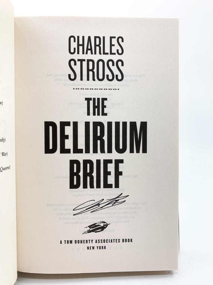 Stross, Charles - The Delirium Brief - SIGNED | image5