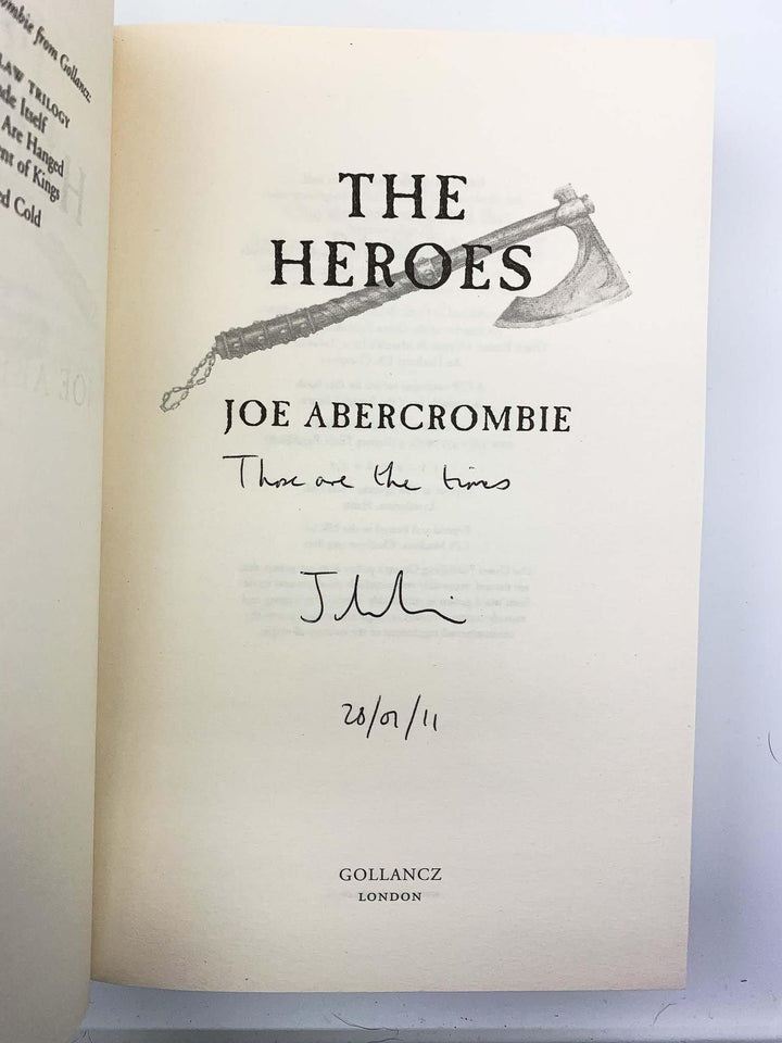 Abercrombie, Joe - The Heroes - SIGNED | image4