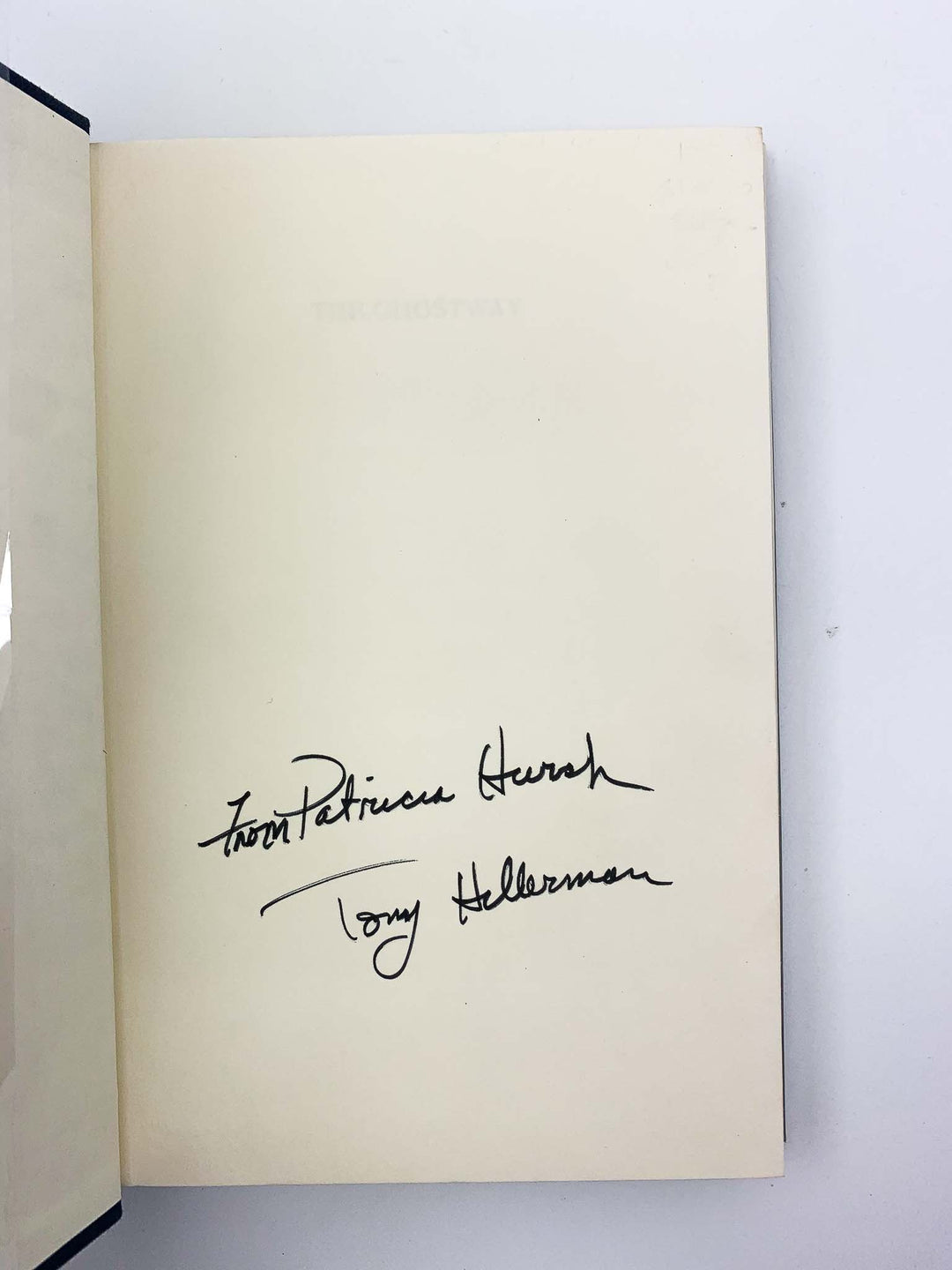 Hillerman, Tony - The Ghostway - SIGNED