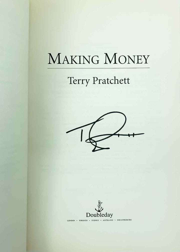 Pratchett, Terry - Making Money - SIGNED uncorrected proof copy