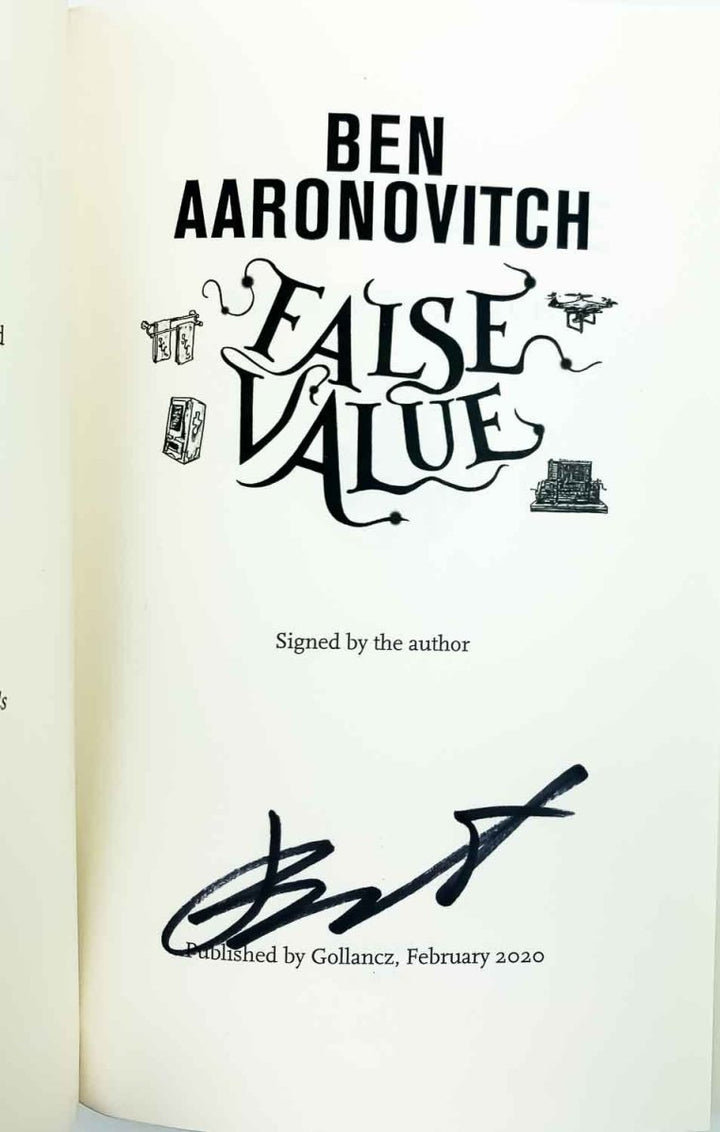 Aaronovitch, Ben - False Value - SIGNED | image3