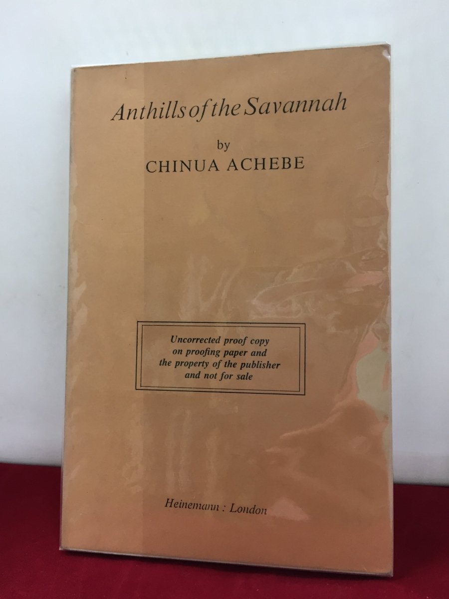 Achebe, Chinua - Anthills of the Savannah | front cover