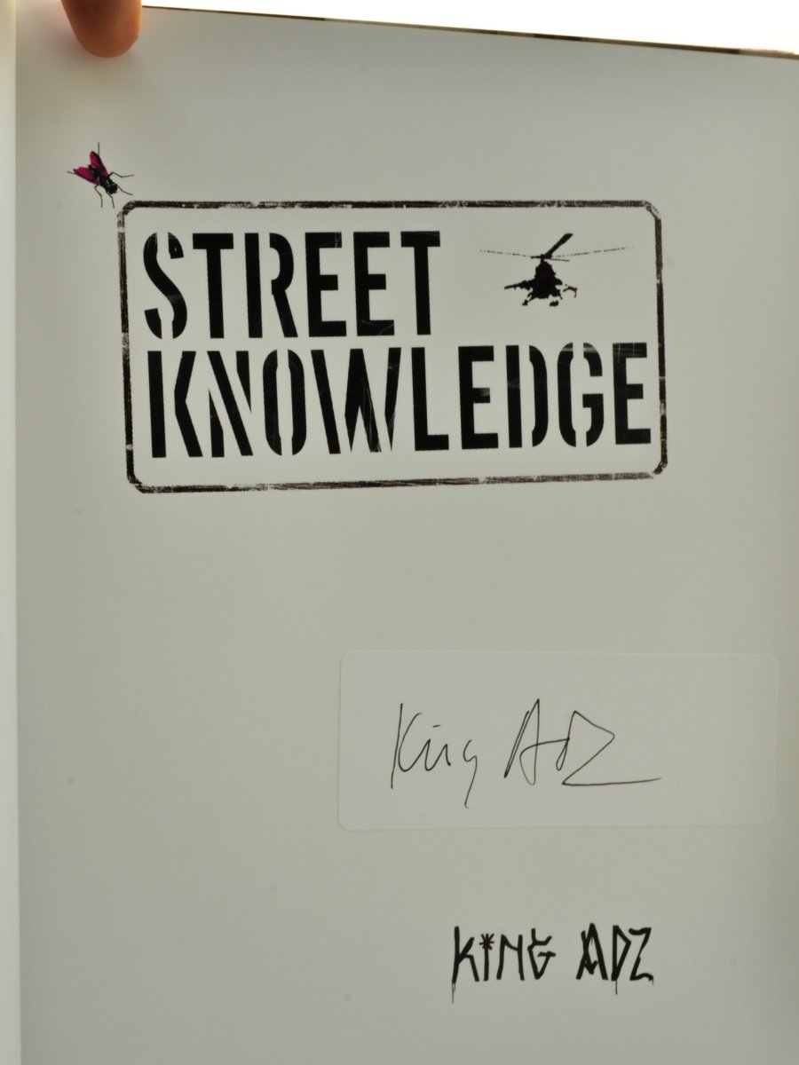 Adz, King - Street Knowledge - SIGNED | signature page