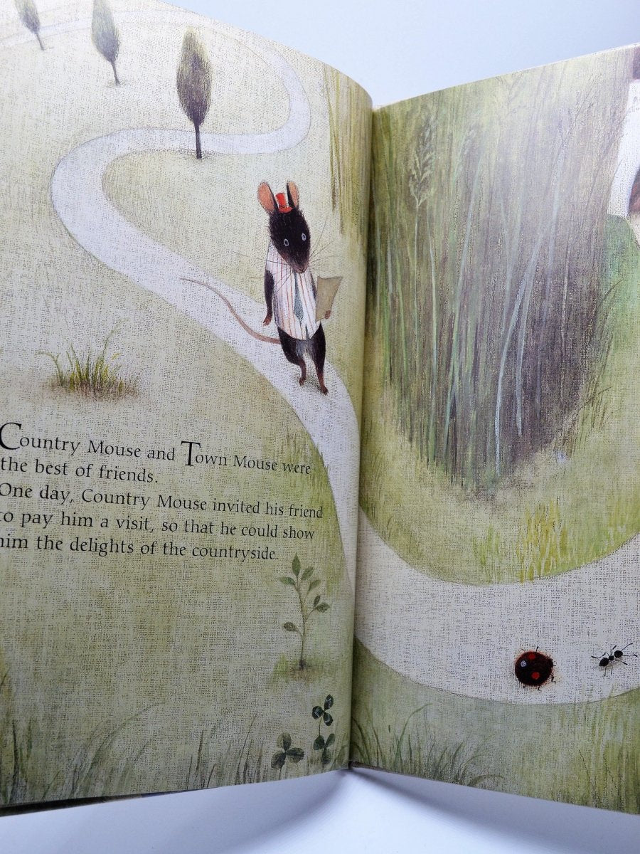 Aesop - The Town Mouse & The Country Mouse | sample illustration