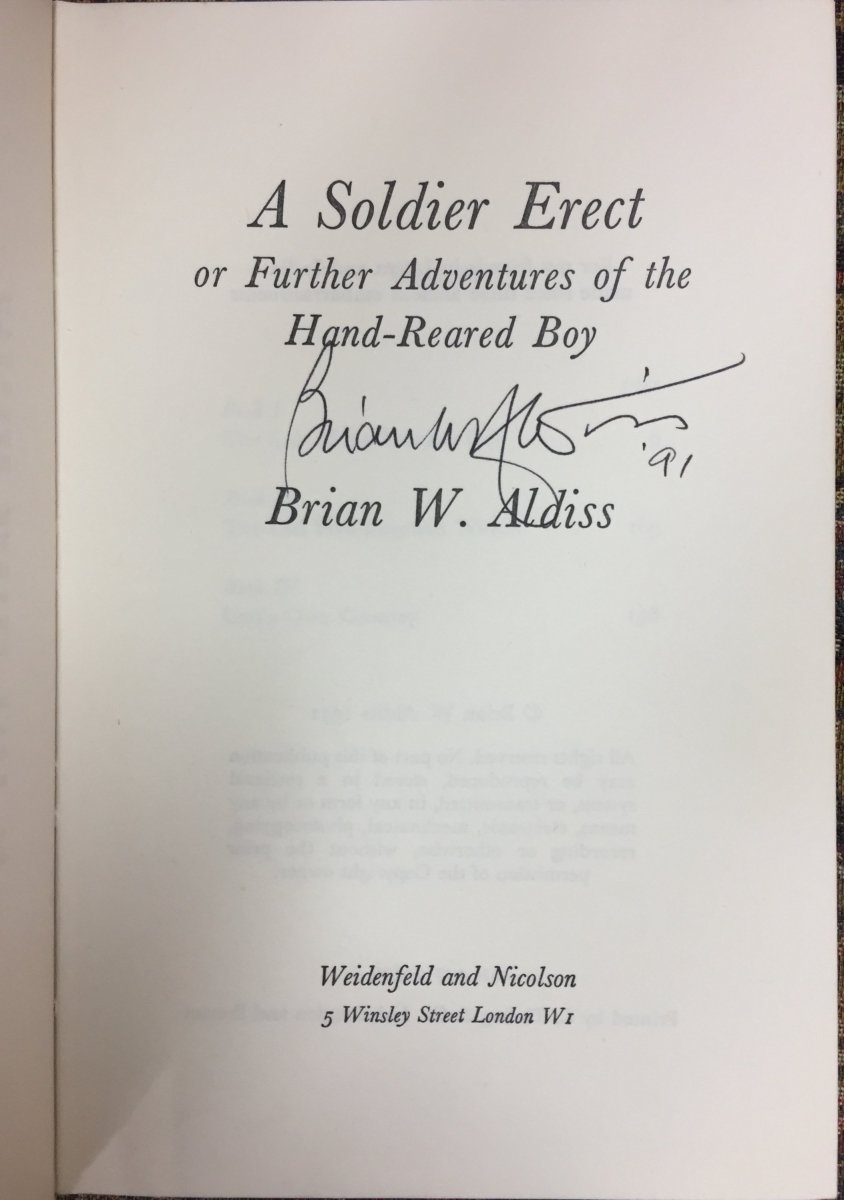 Aldiss, Brian - A Soldier Erect | sample illustration
