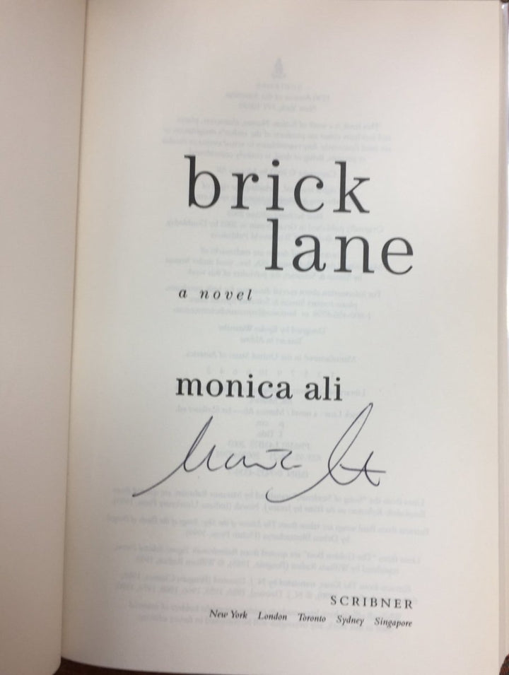 Ali, Monica - Brick Lane - SIGNED | image4