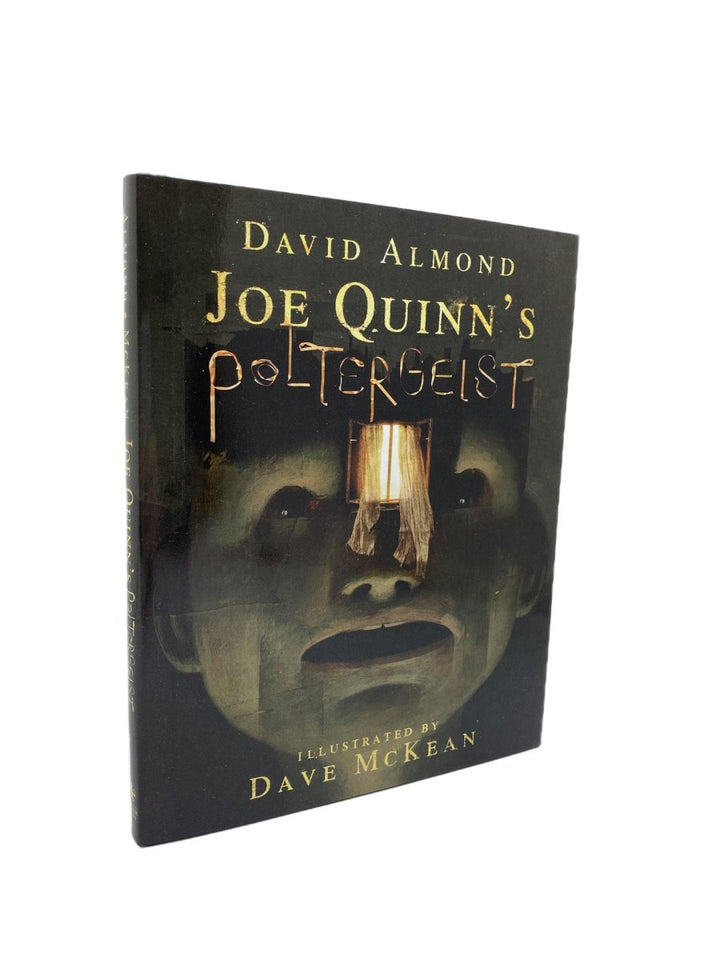 Almond, David - Joe Quinn's Poltergeist | front cover. Published by Walker Books in 2019. Hardcover.  Condition:  Fine/Fine