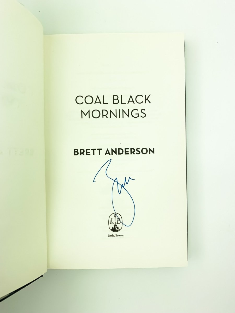 Anderson, Brett - Coal Black Mornings - SIGNED | image3