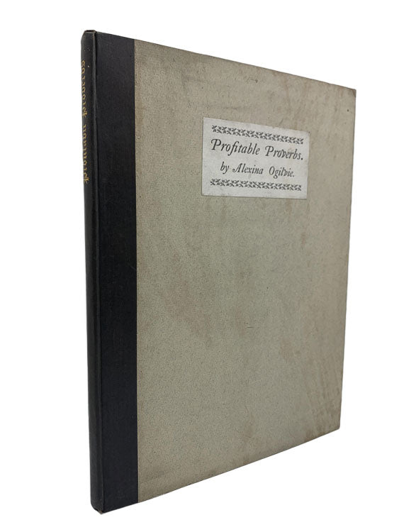 undefined anon - SIGNED | Profitable Proverbs | Cheltenham Rare Books