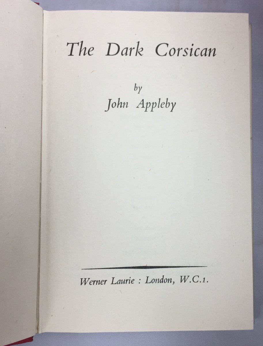 Appleby, John - The Dark Corsican | sample illustration