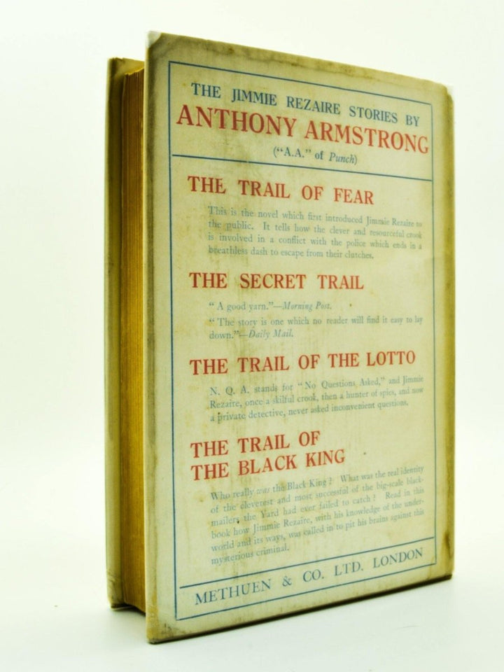 Armstrong, Anthony - The Trail of the Black King | back cover