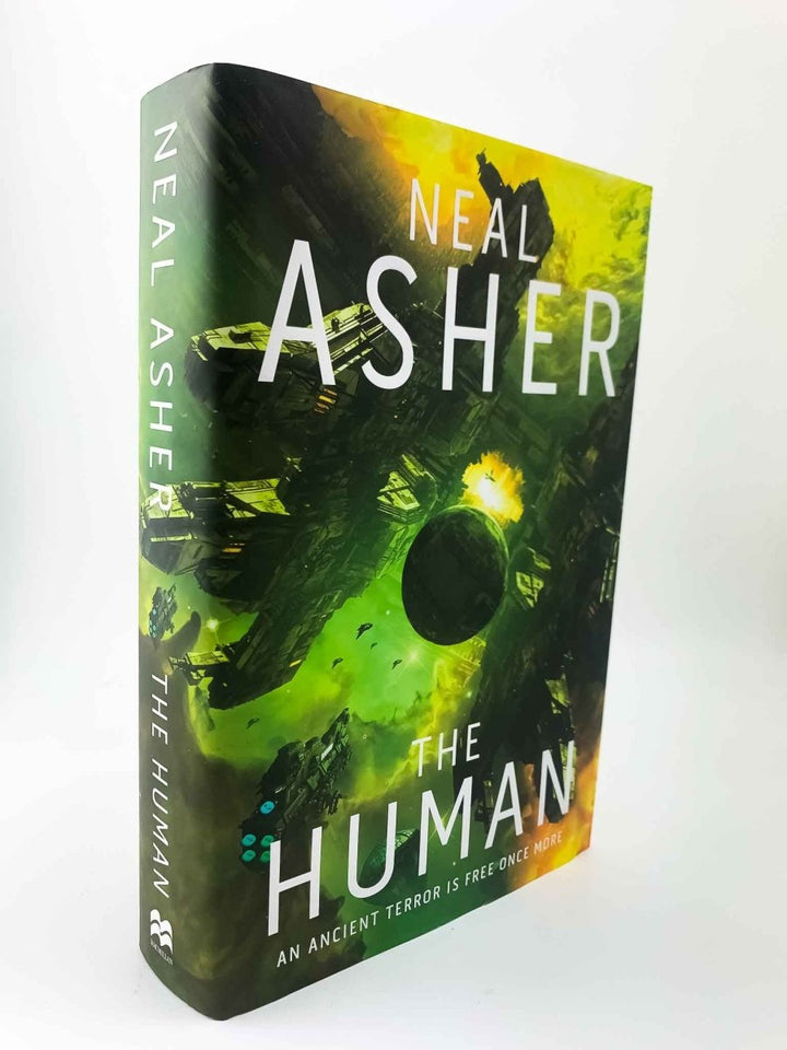 Asher, Neal - The Human | front cover. Published by Macmillan in 2020. Hardcover.  Condition:  Near Fine/Fine