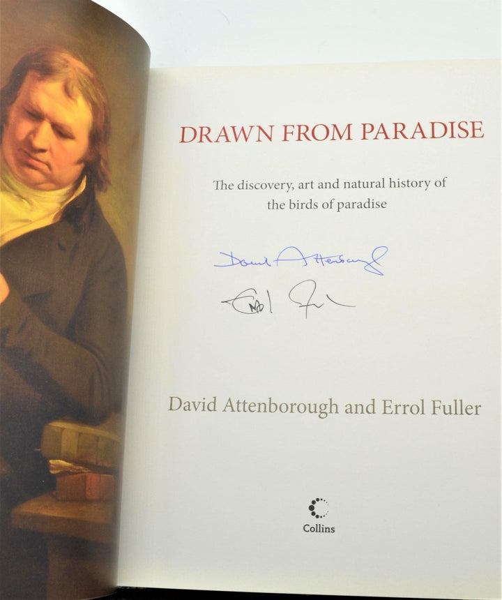 Attenborough, David & Fuller, Errol - Drawn From Paradise (SIGNED) | signature page
