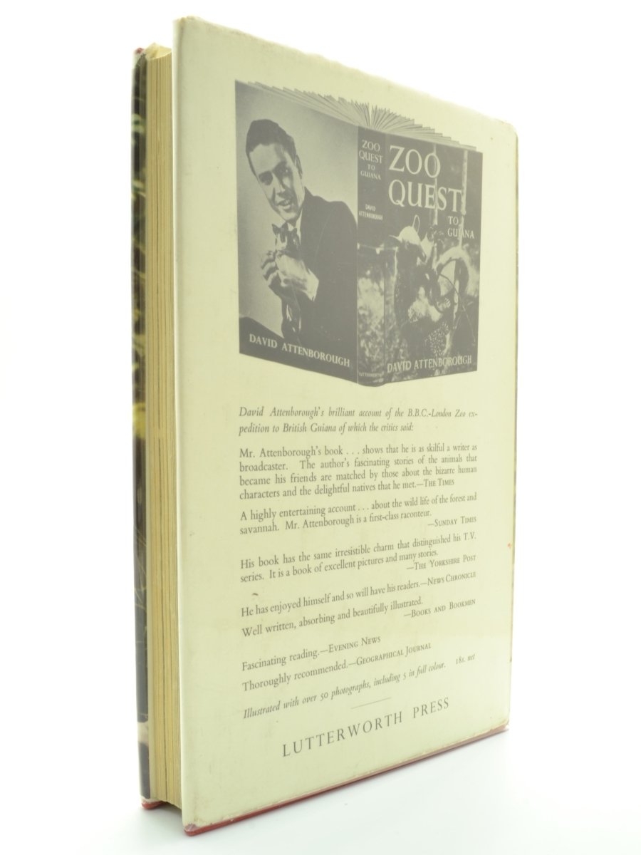 Attenborough, David - Zoo Quest for a Dragon (SIGNED) | signature page