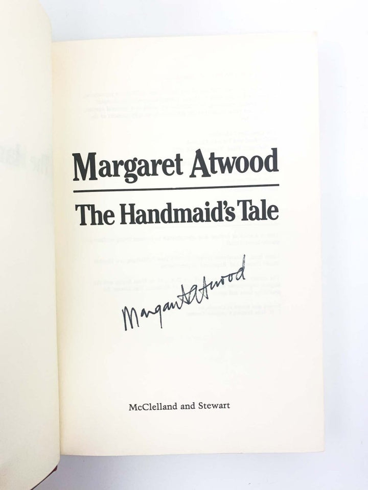 Atwood, Margaret - The Handmaid's Tale - SIGNED | image3