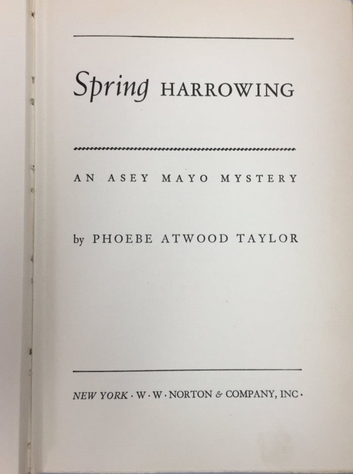 Atwood Taylor, Phoebe - Spring Harrowing | sample illustration