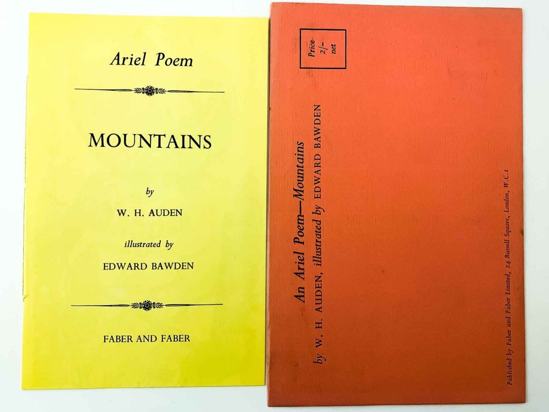 Auden, W H - Mountains | image1
