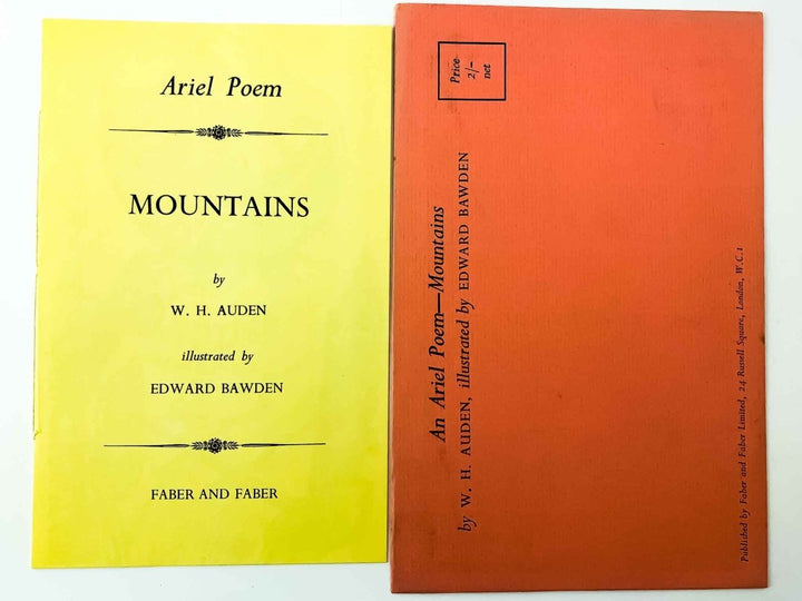 Auden, W H - Mountains | front cover