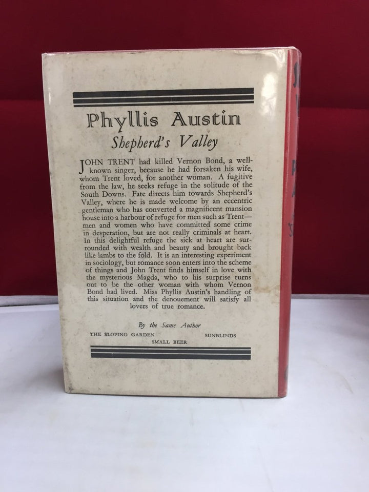 Austin, Phyllis - Shepherd's Valley | back cover