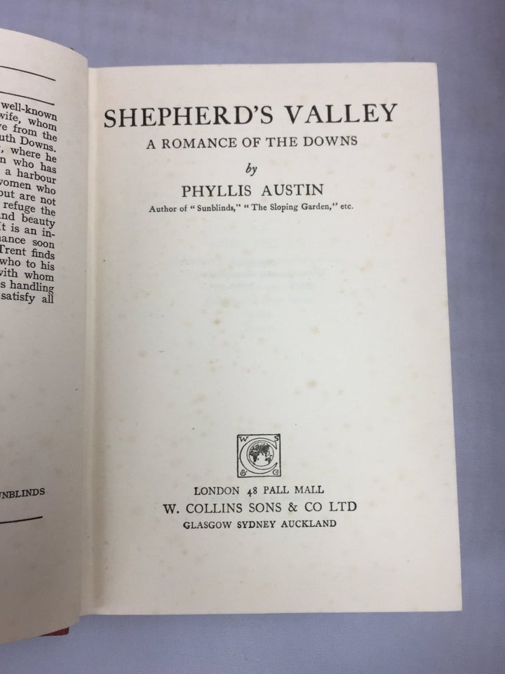 Austin, Phyllis - Shepherd's Valley | sample illustration