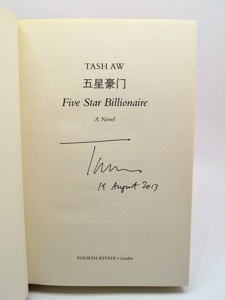 Aw, Tash - Five Star Billionaire | back cover